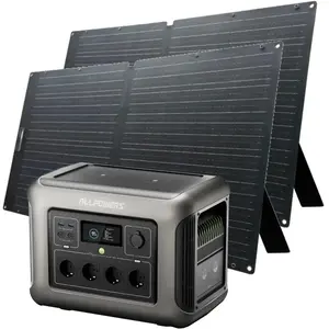 ALLPOWERS 1800W Générateur Solaire R1500 avec 2PCS SOLAX SE100 PV100W ...