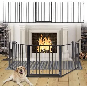 XMTECH Barrière Pare feu pliable avec portillon, Barriere de securite ...Vendu parcdiscount