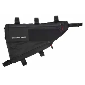 Comparateur de prix : Blackburn Sacoche de Cadre Extensible Noire 5.25/6.95L Imperméable pour Vélo