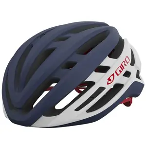 Giro Casque Agilis Bleu/Blanc/Rouge Taille M (55-59 cm) avec Roc Loc 5 pas cher