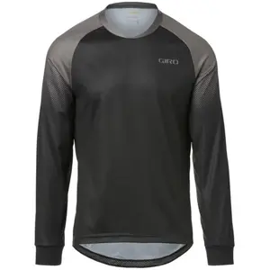 Comparateur de prix : Giro Bike T-shirt Roust LS Respirante Noir Orange Bleu Taille M Manches Longues