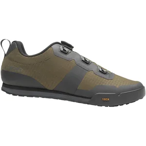 Chaussures vtt giro tracker boa vert gris pas cher