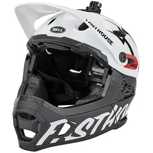 Comparateur de prix : BELL Casque Intégral Super DH Noir/Blanc avec Technologie MIPS, Taille 52-56cm