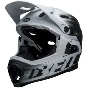 BELL Casque de VTT Super DH MIPS Unisexe, Noir Mat/Blanc, S (52-56 cm)Vendu paramazon