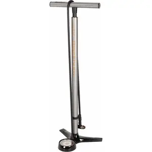 Rixen & Kaul Pompe de garage Core Pro Floor Grey en aluminium pour valves Presta, Schrader et Dunlop pas cher