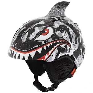 Giro Launch Plus Jeunes - Casque de Protection Noir/Gris Tiger Shark, S 52-55.5cm pas cher