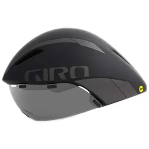 Comparateur de prix : Giro Aerohead MIPS Aero/Tri Casque de vélo - Noir/Titane, M 55-59cm