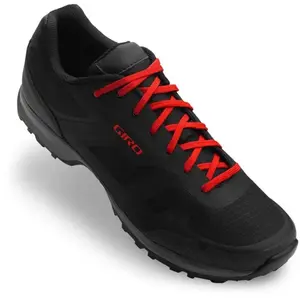 Comparateur de prix : Giro Chaussures Gauge MTB Noir/Rouge Foncé Taille 40 avec Semelle en Caoutchouc