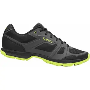 Giro Chaussures Gauge MTB Gris/Jaune Taille 40 avec Semelle en Caoutchouc pas cher