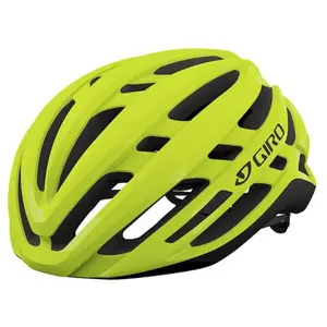 Giro Casque Agilis Hi Jaune Fluo avec Système Roc Loc 5.5, Taille 59-63 cm