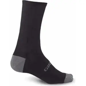 Giro HRC Merino Wool - Chaussettes vélo Black / Charcoal L (43 - 45)