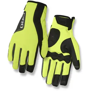 Comparateur de prix : Giro Gants d'Hiver Longs Ambient 2.0 Noir/Jaune Fluo XXL avec Polartec Windbloc