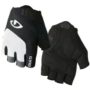 Gants Courts d'Été Bravo Gel Giro Blanc/Noir Taille M - Confort et Performance pas cher