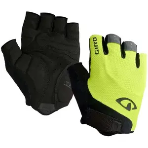 Comparateur de prix : Giro Gants Courts d'Été Bravo Gel Noir/Jaune Fluo - Taille S, Confort et Performance