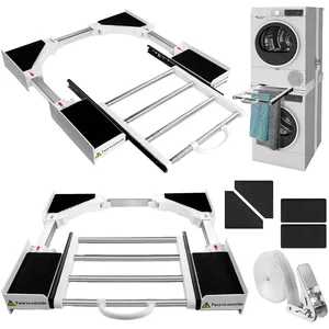 Zanfqvo Kit de Superposition Lave Linge Seche Linge - Cadre Intermédia... pas cher