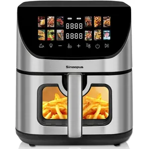Friteuse sans huile Sinaopus 8005   Air Fryer 9L   Écran couleur   12 ... pas cher