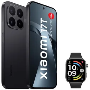 Smartphone Xiaomi 17T 5G 12 Go RAM 256 Go ROM - Noir & Smartwatch pas cher