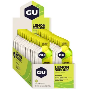 Comparateur de prix : Gu Boîte De Gels énergétiques Sublime Citron 24 Unités One Size