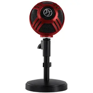 Comparateur de prix : Arozzi Sfera Microphone de jeu USB rouge