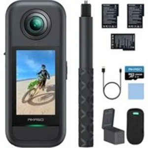 AKASO 360 Kit de Camera Sport à 360° avec 5.7K avec Carte Mémoire 256G...