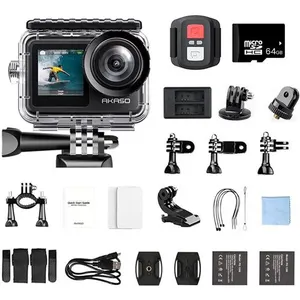 Caméra Sport Brave 7 LE SE Etanche 4k 20 Millions pixels Avec 64Go Car...