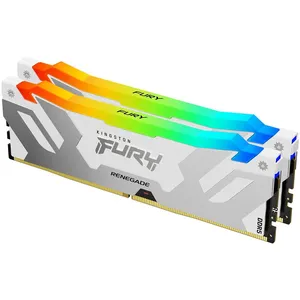 Kingston Technology 32go 8000mts ddr5 cl38 dimm kit of 2 fury renegade rgb white xmp KF580C38RWAK2-32 pas cher