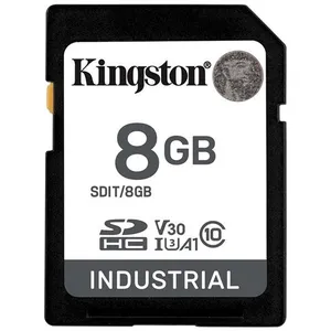 Comparateur de prix : KINGSTON Kingston SD Card 8GB SDHC Industrial -40C to 85C SDIT/8GB