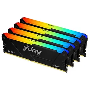Kingston Technology Fury Beast 64gb 3200mt/s Ddr4 Cl16 Dimm (kits De 4) Rgb