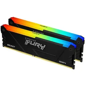 Comparateur de prix : Kingston Fury Beast RGB - 2 x 8 Go (16 Go) - DDR4 3200 MHz - CL16