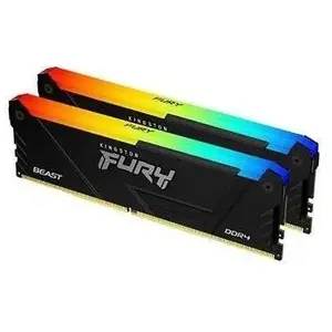 Comparateur de prix : Kingston Fury Beast RGB - 2 x 16 Go (32 Go) - DDR4 3200 MHz - CL16