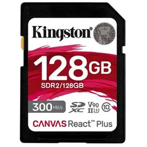 Comparateur de prix : Kingston Canvas React Plus - carte memoire flash - 128 Go - SDXC UHS-II