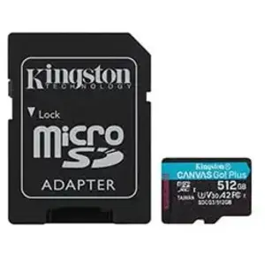 Comparateur de prix : Kingston Canvas Go! Plus - carte memoire flash - 512 Go - microSDXC UHS-I
