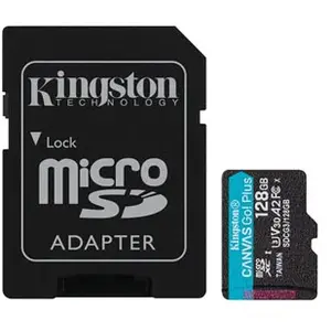 Comparateur de prix : Kingston Canvas Go! Plus - carte memoire flash - 128 Go - microSDXC UHS-I