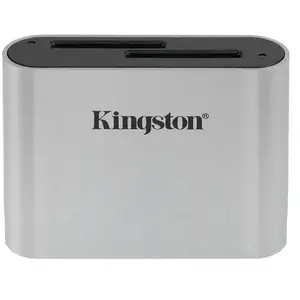 Comparateur de prix : Kingston Workflow Lecteur SD USB 3.2 Gen1 Dual-Slot SDHC/SDXC UHS-II - WFS-SD