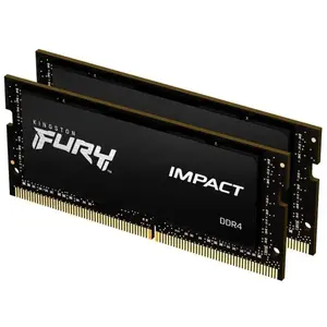 Comparateur de prix : Kingston Fury Impact SO-DIMM DDR4 3200 MHz 64 Go 2 x 32 Go CL20 Noir
