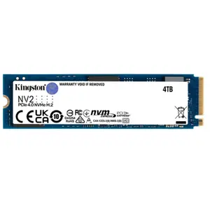 Kingston Technology 4000G NV2 M.2 2280 PCIe 4.0 NVMe SSD SNV2S/4000G pas cher