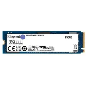 KINGSTON TECHNOLOGY Disque dur - SSD NV2 - 250Go - M.2 2280 PCIe 4.0 NVMe - Bleu pas cher