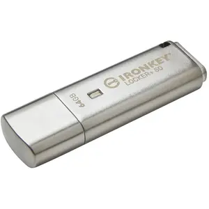 Comparateur de prix : Kingston IronKey Locker+ 50 - Clé USB - chiffré - 64 Go - USB 3.2 Gen 1 -