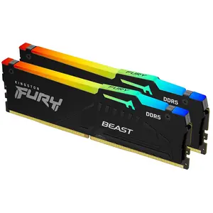 Comparateur de prix : Kingston Fury Beast RGB - 2 x 32 Go (64 Go) - DDR5 5600 MHz - CL40