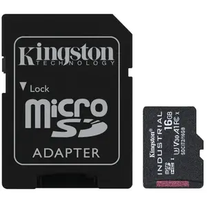 Comparateur de prix : Kingston Technology Industrial 16 Go MicroSDHC UHS-I Classe 10