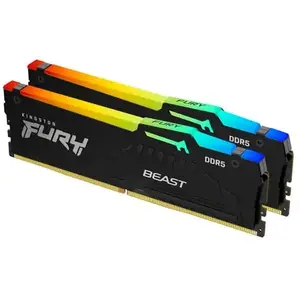 Comparateur de prix : Kingston Fury Beast RGB - 2 x 16 Go (32 Go) - DDR5 6800 MHz - CL34