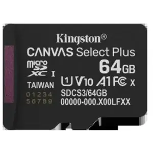 Comparateur de prix : Kingston Canvas Select Plus - Carte mémoire flash - 64 Go - A1 / Video...