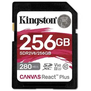 Comparateur de prix : Kingston Canvas React Plus - carte memoire flash - 256 Go - SDXC UHS-II