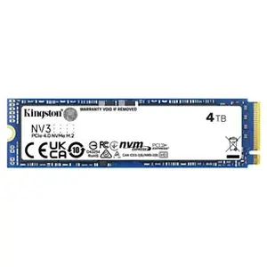 Comparateur de prix : Kingston NV3 - SSD - 4 To - interne - M.2 2280 - PCIe 4.0 x4 (NVMe)