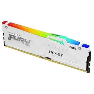 Comparateur de prix : Mémoire vive Kingston 32Go DDR5 CL30 DIMM FURY Beast White RGB EXPO