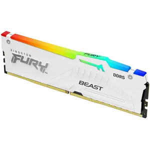Comparateur de prix : Kingston FURY Beast RGB 16 Go DDR5 6000 MHz CL30 - Blanc