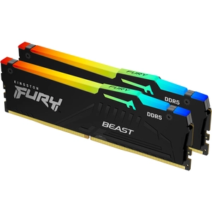 Comparateur de prix : Kingston Technology Kingston FURY Beast RGB - DDR5 - kit - 128 Go: 2 x...