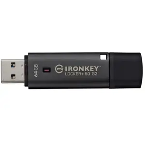 Clé USB Kingston IronKey Locker Plus 50 G2 64GB FIPS 197 AES-256