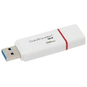 Clé USB Kingston DataTraveler G4 32 Go - Blanc, Rouge - USB 3.2 pas cher
