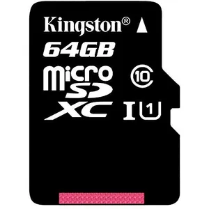 Comparateur de prix : Kingston Technology microSDXC Class 10 UHS-I Card 64GB 64 Go Classe 10